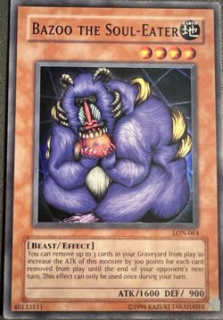 Bazoo the Soul-Eater LON-064 Labyrinth of Nightmare - Unlimited YuGiOh TCG Card - Image 1