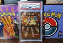 Charizard Ultra Premium Collection PSA 8 Gold 4/102 2021 Pokemon Card Graded - Image 1