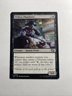 Pitiless Plunderer - Foundations Jumpstart MTG Plus Bonus Card!!! - Image 1