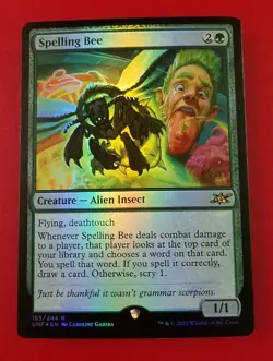 1x Spelling Bee | FOIL | Unfinity | MTG Magic Cards - Image 1