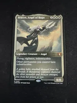 Magic the Gathering Avacyn Angel of Hope Foil Etched Mythic Rare Card #0457 - Image 1