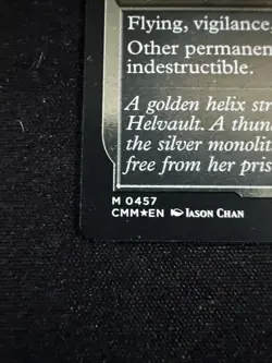 Magic the Gathering Avacyn Angel of Hope Foil Etched Mythic Rare Card #0457 - Image 2