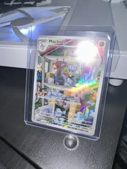 2023 Pokemon TCG Machoke Holo Card 177/165 Scarlet & Violet 151 Series - Image 1