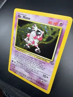 Pokemon TCG Mr. Mime Jungle Holo Rare Card 6/64 - Image 2