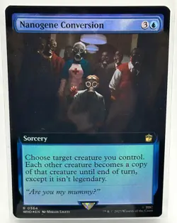 Nanogene Conversion (Extended Art) Doctor Who MTG Magic the Gathering FOIL (0364 - Image 1