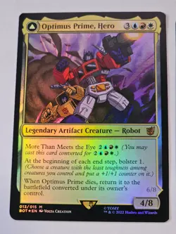 MTG - Optimus Prime Hero FOIL - Transformers - Image 1