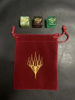 Magic The Gathering Lord Of The Rings Official Dice Bag And Dice Promo MTG LOTR - Image 1