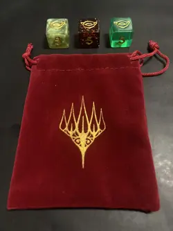 Magic The Gathering Lord Of The Rings Official Dice Bag And Dice Promo MTG LOTR - Image 2