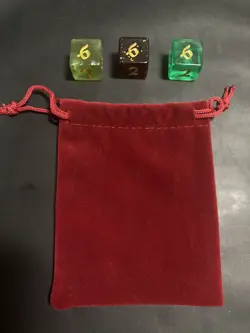 Magic The Gathering Lord Of The Rings Official Dice Bag And Dice Promo MTG LOTR - Image 3