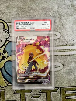 Pikachu VMAX TG17/TG30 Swsh11: Lost Origin Trainer Gallery PSA 10 GEM MINT - Image 1
