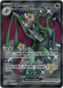 Pokemon UHaFnir ex Shiny Full Art Paldeas Schicksale PAF 220/091 NM Deutsch - Image 1