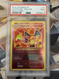 2016 Pokemon XY Evolutions 11 Charizard Reverse Foil PSA 9 49286273 Wasteland Va - Image 1