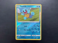 Pokemon - Squirtle 23/181 Common Reverse Holo Sun & Moon Team Up - Image 1
