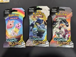 2019 Pokemon Cosmic Eclipse Sleeved Booster Packs 3 - Image 1