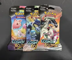 2019 Pokemon Cosmic Eclipse Sleeved Booster Packs 3 - Image 2