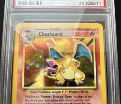 Charizard PSA 9 Base Set #4 Pokemon TCG 1999 Holo Rare Mint 4/102 - Image 3