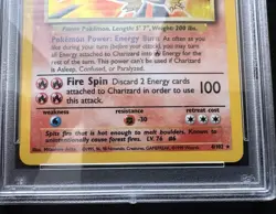 Charizard PSA 9 Base Set #4 Pokemon TCG 1999 Holo Rare Mint 4/102 - Image 4
