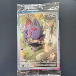 Pokemon Scarlet and Violet Journey Together N’s Zorua 189 Black Star Sealed - Image 1