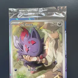 Pokemon Scarlet and Violet Journey Together N’s Zorua 189 Black Star Sealed - Image 2