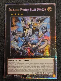 1x (M/NM) Starliege Photon Blast Dragon MP25-EN034 Starlight Rare 1st Ed. Yugioh - Image 1
