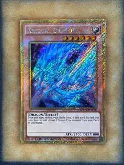 Yugioh Krystal Dragon MVP1-ENGV2 Gold Rare Limited Edition NM - Image 1