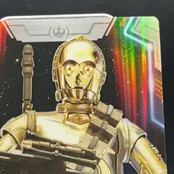 C-3PO #9 Star Wars Episode Special Edition Wafer Card Bandai Holo TCG Movie - Image 3