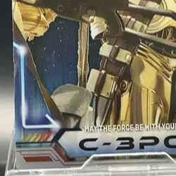 C-3PO #9 Star Wars Episode Special Edition Wafer Card Bandai Holo TCG Movie - Image 5