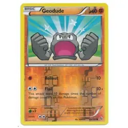 Geodude 45/106 Reverse Holo Flashfire Pokemon Card NM - Image 1