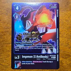 Impmon (X Antibody) BT12-073 - Judge Pack 5 Stamped Promo - Digimon TCG Card NM - Image 1