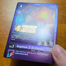 Impmon (X Antibody) BT12-073 - Judge Pack 5 Stamped Promo - Digimon TCG Card NM - Image 3