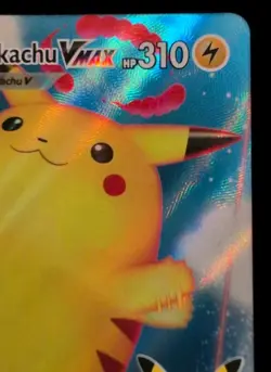Pokemon Celebrations Surfing Pikachu VMAX Holo Ultra Rare Card 009/025 - Image 3
