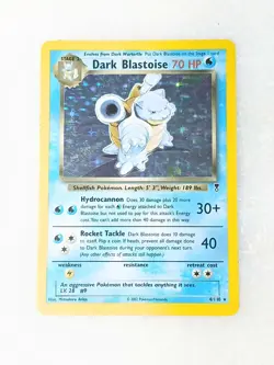 Pokemon Card Dark Blastoise Holo - Team Rocket 3/82 - WOTC 2000 - LP/NM - Image 1