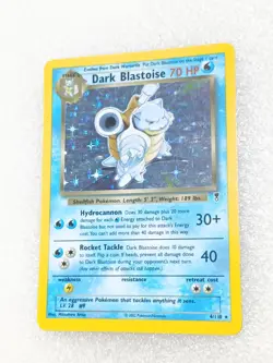 Pokemon Card Dark Blastoise Holo - Team Rocket 3/82 - WOTC 2000 - LP/NM - Image 2