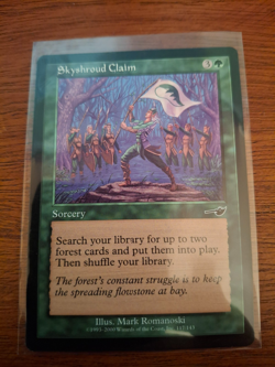 MTG Nemesis #117 Skyshroud Claim - Image 1
