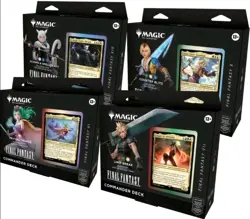 Final Fantasy Commander Decks Sealed, Set of 4, Magic The Gathering - Image 1