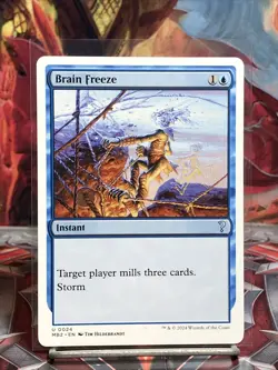 Brain Freeze (Non-foil) [White Border] Mystery Booster 2 0024 Uncommon MTG - Image 1