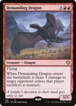 🧙Demanding Dragon R 130 SCD Starter Commander Deck MTG - Image 1