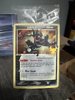 Pokemon TCG Greninja Gold Star - Celebrations Black Star Promo - Sealed, Clean! - Image 1