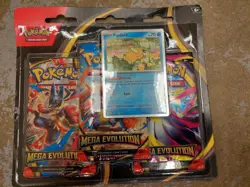 Pokemon Mega Evolution Psyduck Three Booster Blister - Image 1