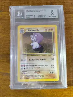 Poliwrath 9/75 HOLO - Pokemon Neo Discovery - BGS 8 - Image 1