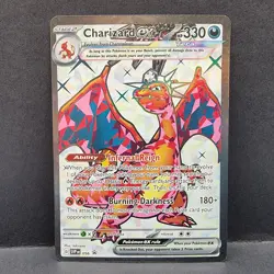 Charizard ex SVP 056 Obsidian Flames Black Star Promo Full Art Pokemon - Image 1