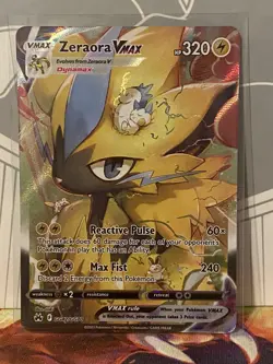 Pokemon TCG Zeraora VMAX Crown Zenith: Galarian Gallery GG42/GG70 Regular Ultra - Image 1