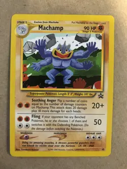 Pokemon 2000 Machamp Black Star Promo 43 - New - NM/MT (Never Played) - Image 1