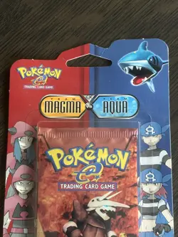 Pokemon EX Team Magma vs Aqua Blister Booster Pack Factory Sealed (Aggron Art) - Image 2