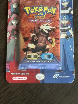 Pokemon EX Team Magma vs Aqua Blister Booster Pack Factory Sealed (Aggron Art) - Image 3