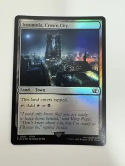 Insomnia Crown City Foil MTG Magic the Gathering Card NM Near Mint FIN - Image 1