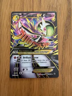 Mega M Gardevoir EX 156/160 Primal Clash Full Art Holo Pokemon Card - Image 1