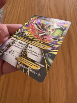 Mega M Gardevoir EX 156/160 Primal Clash Full Art Holo Pokemon Card - Image 3