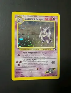 Sabrina's Gengar 14/132 Gym Heroes Holo Pokemon Card Rare Low Pop - Image 1