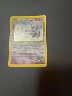Sabrina's Gengar 14/132 Gym Heroes Holo Pokemon Card Rare Low Pop - Image 2
